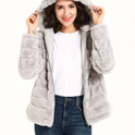 Black Lumina Wear Poppy plush teddy jacket with zip closure, cozy and soft women’s outerwear, XS size.
