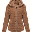 Black Lumina Wear Poppy plush teddy jacket with zip closure, women's cozy outerwear, shown in size XS.