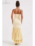 Riviera | Sleeveless Slit Ruffle Maxi Dress - Lumina Vancouver