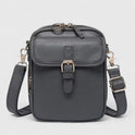 Lumina Seraphina elegant compact crossbody handbag with adjustable strap, brown leather, stylish and versatile for everyday use.