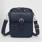 Lumina Wear Seraphina elegant compact crossbody handbag with adjustable strap in brown, stylish and versatile for everyday use.