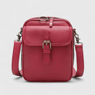 Lumina Wear Seraphina elegant compact crossbody handbag with adjustable strap in brown, stylish and versatile for everyday use.