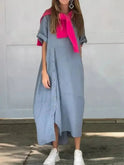 Lumina Wear Francoise casual sand-colored maxi dress, sleeveless one-color style, flowing fabric perfect for everyday wear.