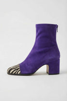 Lumina Wear Serena purple retro mid-calf women's boots with sturdy soles, stylish design, and comfortable fit.