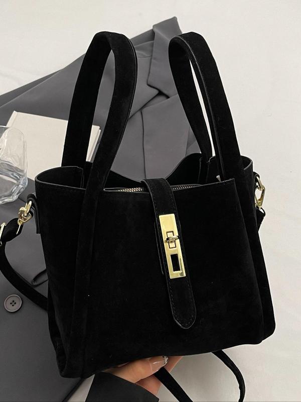 Coffee brown Serena Lumina Wear retro crossbody handbag with versatile design, featuring a chic, stylish look and adjustable strap.