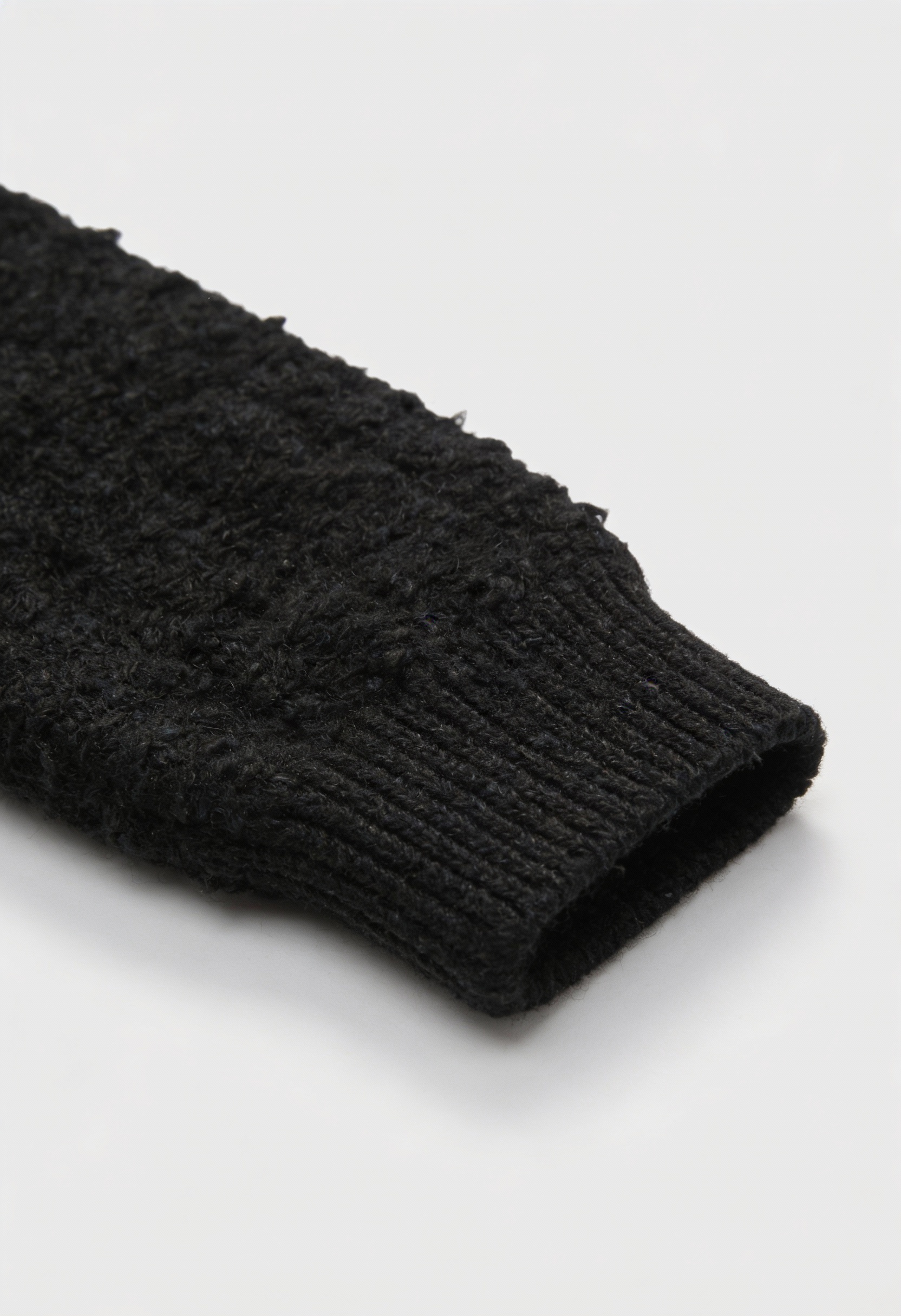 Black knit women's cardigan by Lumina Wear featuring an open front and cozy, relaxed fit, perfect for casual layering.