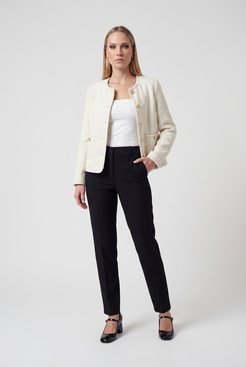 Lumina Wear Serena cozy white cardigan sweater with relaxed fit, soft knit, and versatile style perfect for casual wear.