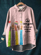 Multicolor Serenity Hippie Art Tee by Lumina Vancouver featuring vibrant, bohemian-inspired design on soft cotton fabric.