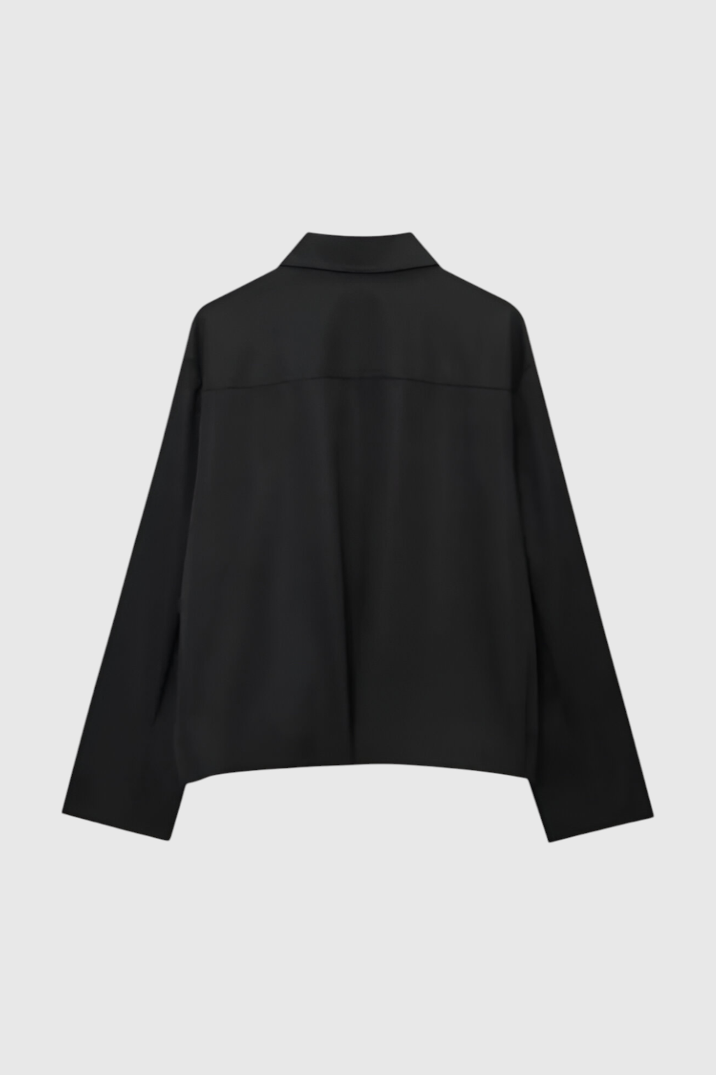 Light blue casual bomber jacket by Lumina Wear featuring a zipper closure and stylish design.