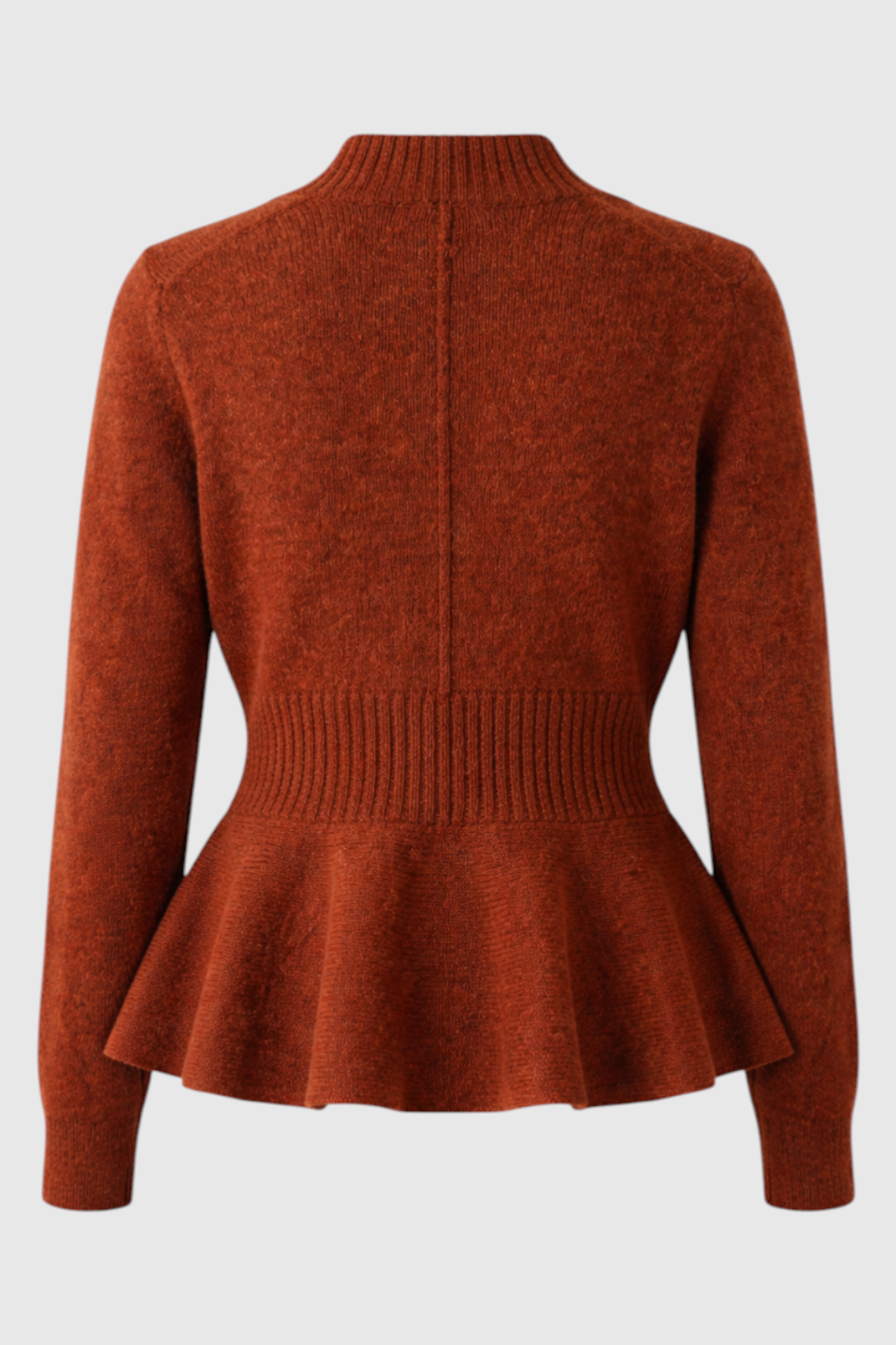 Sophia cozy brown long cardigan by Lumina Wear featuring a relaxed fit, perfect for casual layering and comfort.