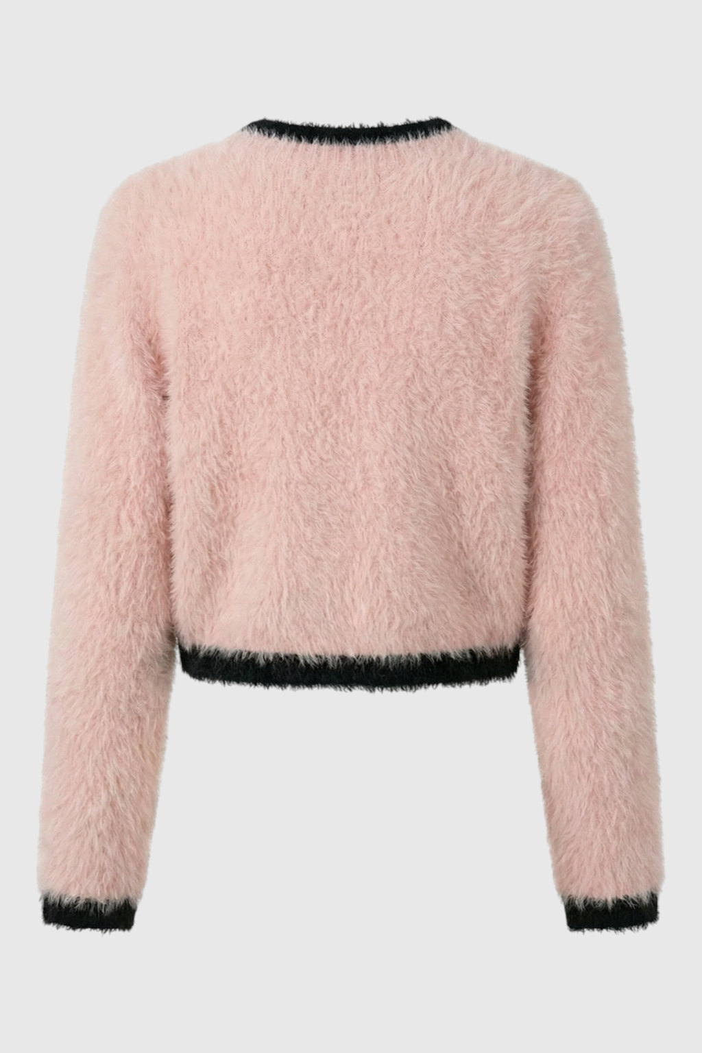 Lumina Wear Sophia cozy cropped cardigan with ribbed details, women's sweater in soft knit fabric, stylish and comfortable.