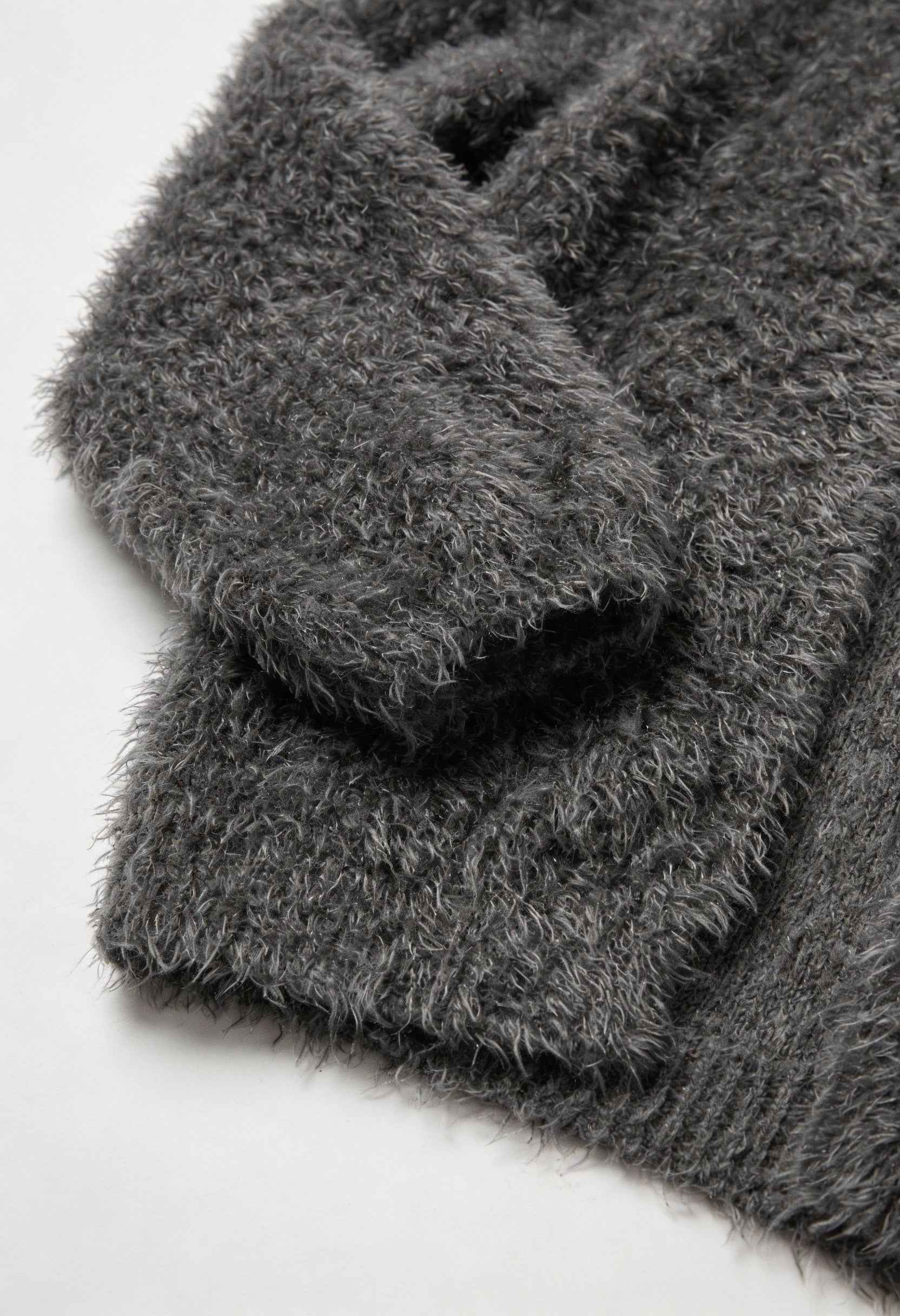 Dark gray Sophia cardigan from Lumina Wear featuring a cozy, relaxed fit, perfect for casual layering and comfort.