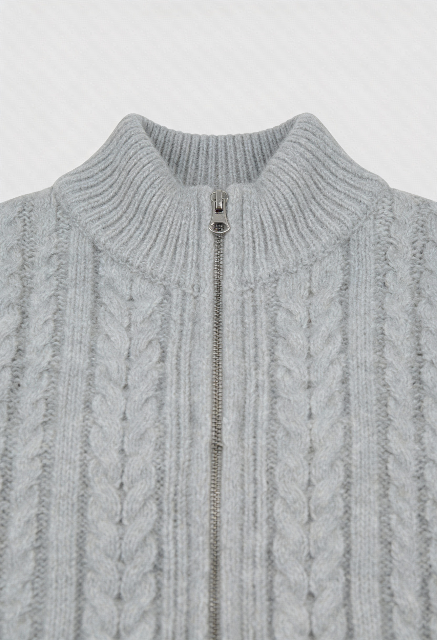 Gray Sophia long cardigan sweater by Lumina Wear, featuring a cozy, relaxed fit and soft knit fabric for comfortable wear.