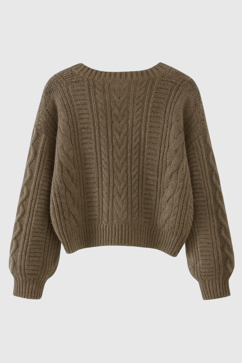 Lumina Wear Sophia cozy open front cardigan sweater, versatile layering piece with soft knit fabric and relaxed fit.