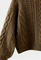 Lumina Wear Sophia cozy open front cardigan sweater, soft knit, versatile layering piece, in neutral color, casual and comfortable style.