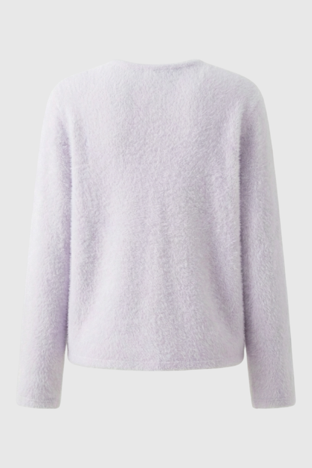 Sophia purple knitted women's cardigan with open front from Lumina Wear, cozy and stylish for casual wear.