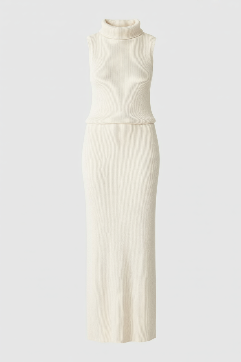 Elegant apricot knit skirt set for women by Lumina Wear, featuring a flattering fit and stylish design.