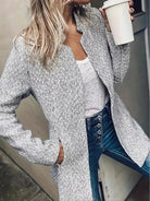 Stella™ | Elegant Mid-Length Coat with Pockets