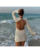 Stunning Flower-Patterned Cover Up Dress - Lumina Vancouver