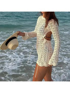 Stunning Flower-Patterned Cover Up Dress - Lumina Vancouver