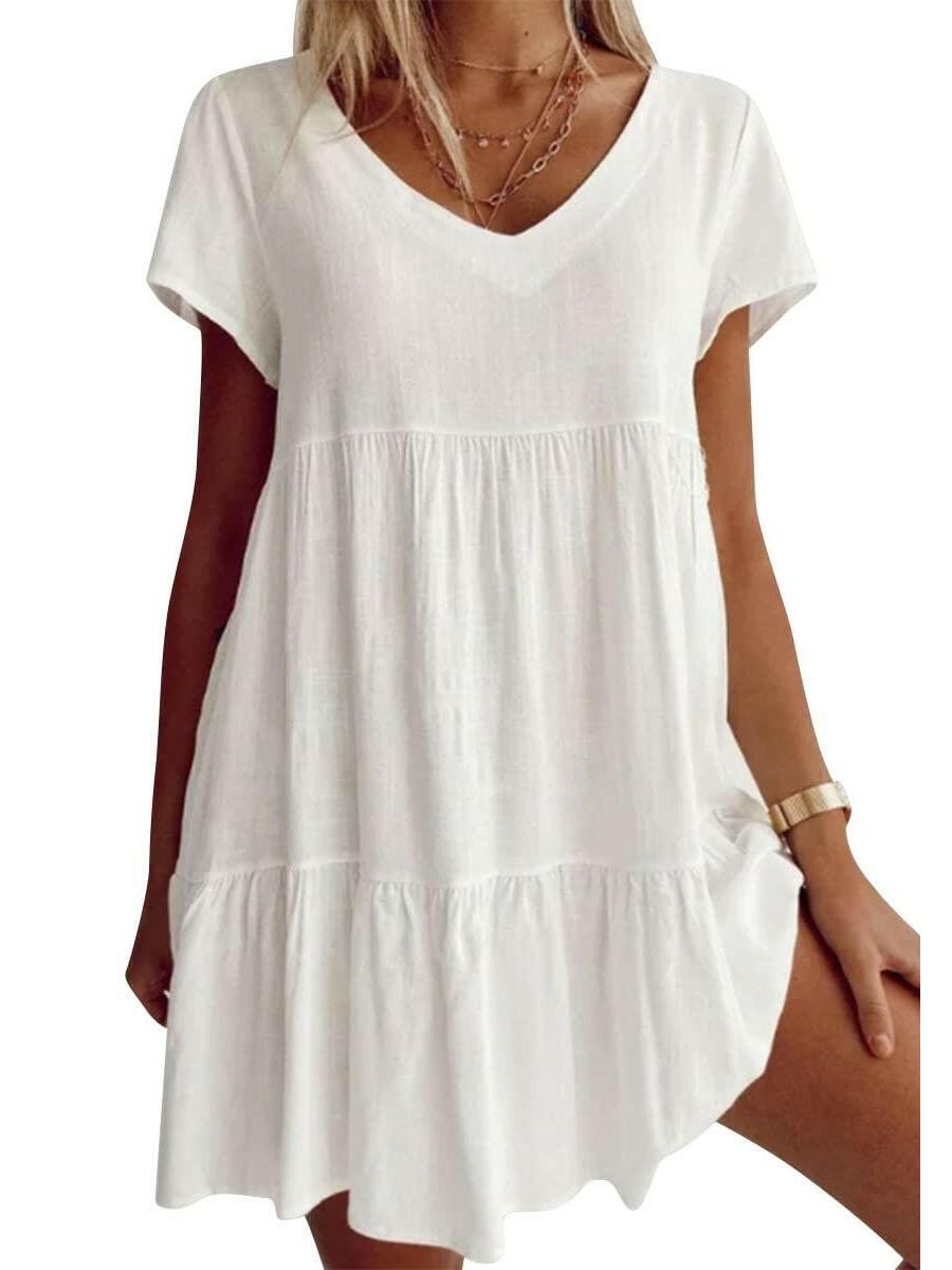 Suzy - Breezy V-Neck Dress