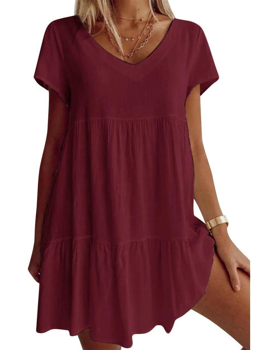 Suzy - Breezy V-Neck Dress