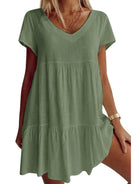 Suzy - Breezy V-Neck Dress