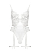 Lumina Vancouver Sylvie Bodysuit in sleek black fabric, fitted design with long sleeves and scoop neckline.