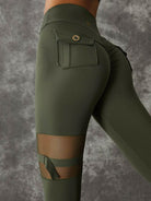 Black Lumina Vancouver sports bra with stylish cut-out design, suitable for active wear and workout sessions.
