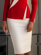 Valentina | Asymmetrical Blazer Suit - Lumina - Lumina Vancouver