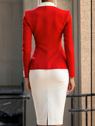 Valentina | Asymmetrical Blazer Suit - Lumina - Lumina Vancouver