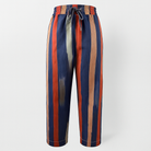 Lumina Wear Victor beige relaxed trousers with elastic waistband, featuring a subtle circle print, casual and comfortable pants.