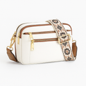 Victoria bohemian-inspired vegan leather shoulder bag by Lumina Wear, dark brown handbag with stylish design and adjustable strap.