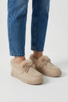 Victoria beige winter boots by Lumina Wear with sturdy sole and warm lining, designed for women’s cold weather footwear.