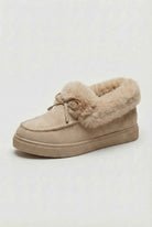 Victoria beige winter boots for women by Lumina Wear with sturdy soles and warm lining, stylish and practical footwear.