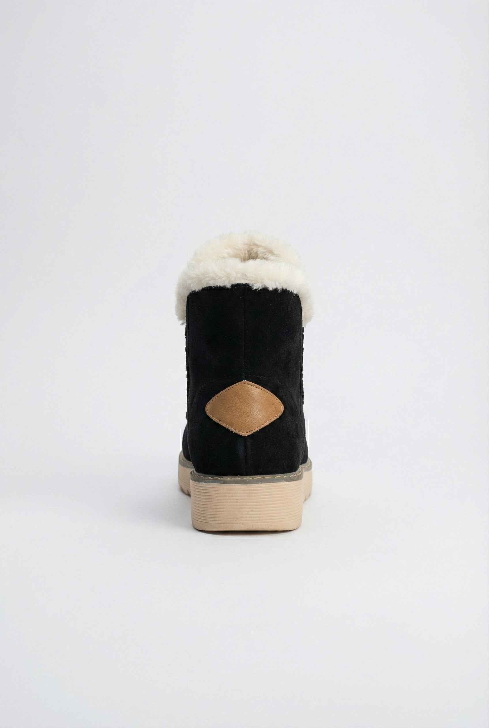 Black Victoria Lumina Wear ankle boots with chic design, warm lining, and stylish ankle height. Perfect for cold weather.
