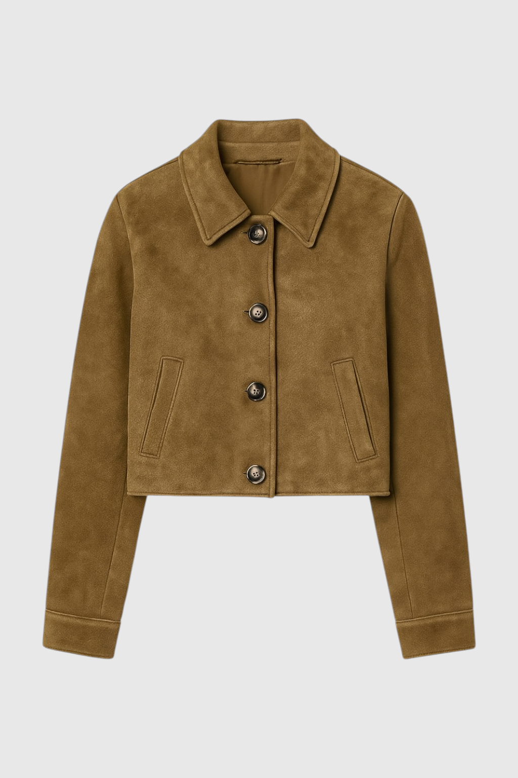 Victoria black button jacket by Lumina Wear featuring breathable fabric and stylish design for a chic look.