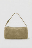 Lumina Wear Victoria black mini shoulder bag with adjustable strap, stylish compact handbag for everyday use.