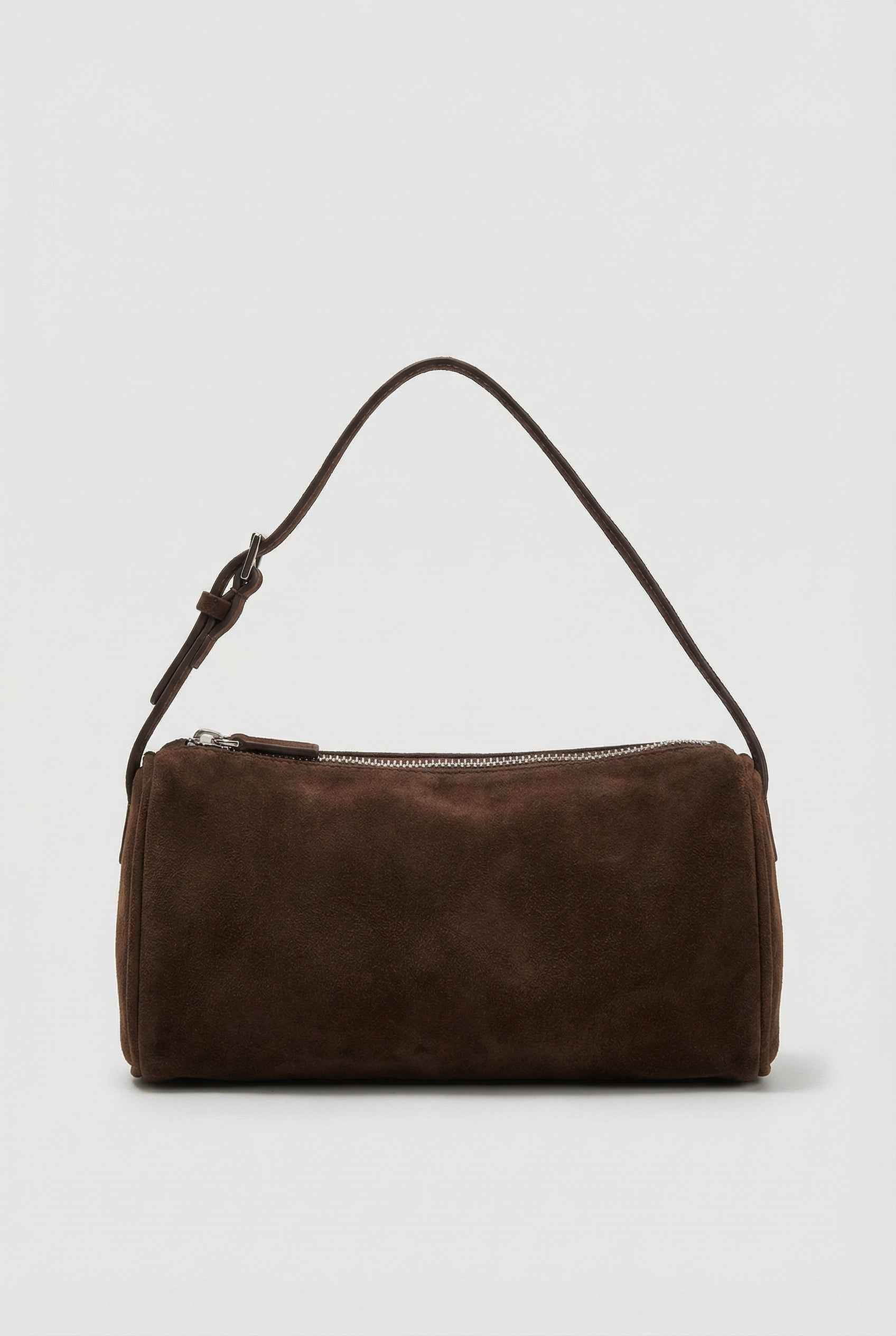 Victoria black mini shoulder bag with adjustable strap by Lumina Wear, featuring a chic compact design and stylish details.