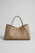 Lumina Wear Victoria black tote bag with spacious pockets, stylish handbag featuring a sleek design and functional storage space.