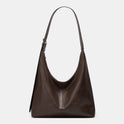 Lumina Wear Victoria commuter tote handbag in brown with spacious interior and durable design for everyday use.