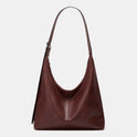 Victoria Lumina commuter tote bag in brown with durable design and ample storage, perfect for everyday use.