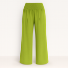 Black Victoria lightweight wide-leg trousers by Lumina Wear, relaxed fit perfect for effortless summer style.