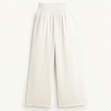 Black Victoria wide-leg trousers by Lumina Wear, lightweight and stylish for effortless summer fashion.