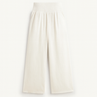 Black Victoria wide-leg trousers by Lumina Wear, lightweight and chic, perfect for effortless summer style.