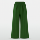Black lightweight wide-leg trousers from Lumina Wear, styled for effortless summer fashion, featuring a relaxed fit and chic design.