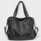 Beige Victoria structured hobo shoulder bag with dual straps by Lumina Wear, featuring a chic, stylish design and organized interior.