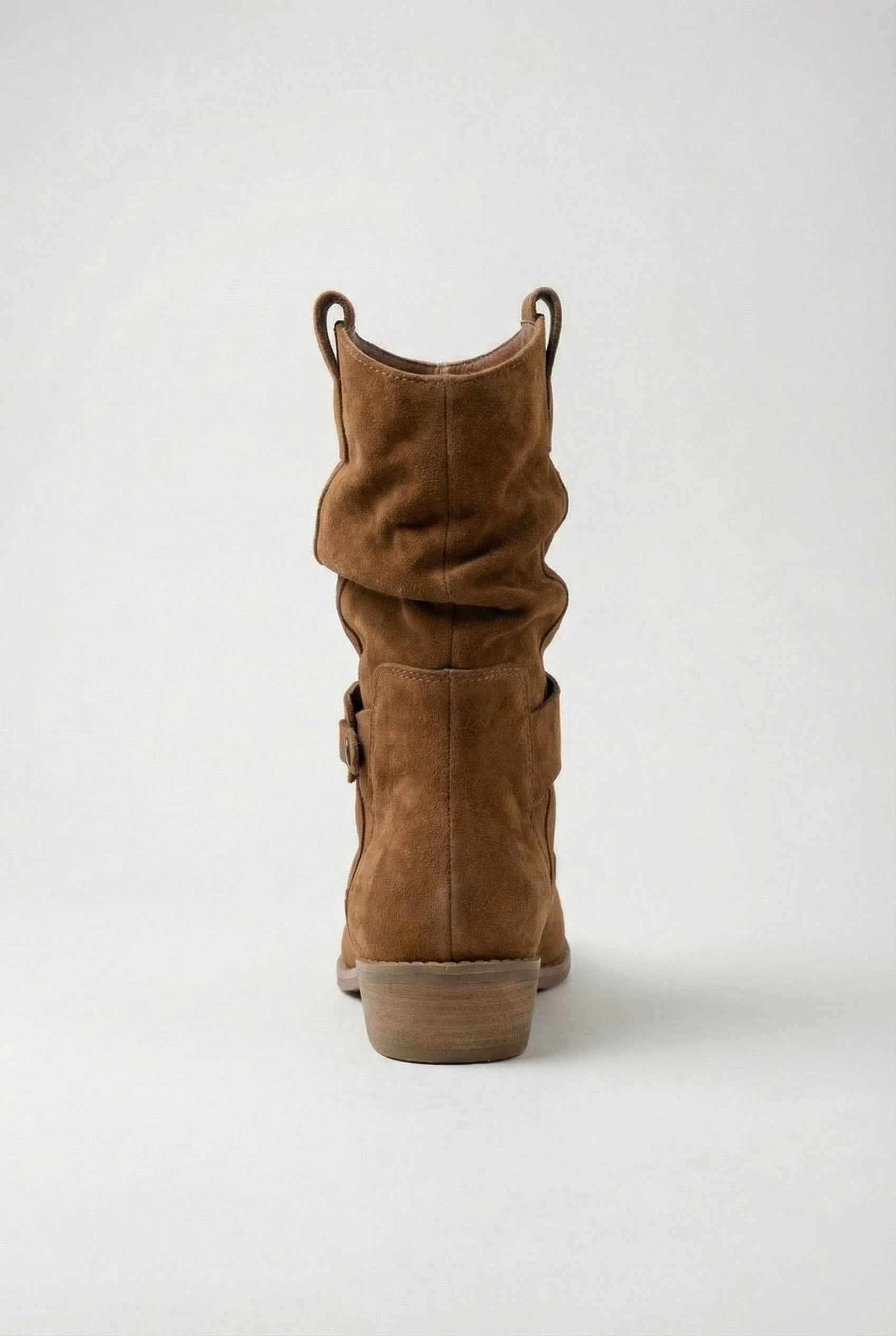 Victoria chic tan retro suede ankle boots for women by Lumina Wear with sturdy sole, stylish design, and ankle height.
