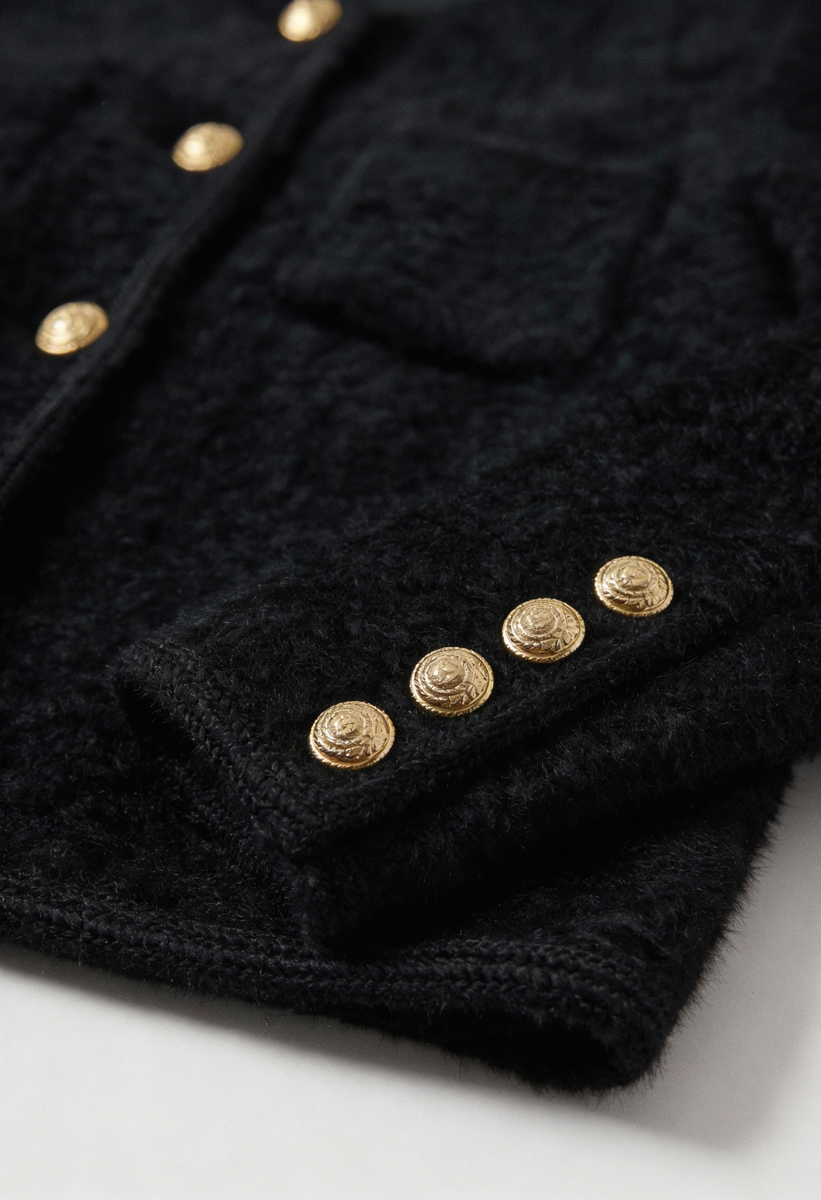 Lumina Wear Victoria cozy black long cardigan sweater with open front design, soft knit fabric, and relaxed fit.