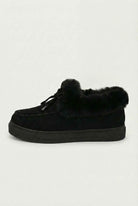 Victoria cozy black winter boots by Lumina Wear with warm lining, stylish women's footwear for cold weather.